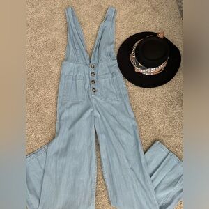 LIGHT DENIM JUMPSUIT
